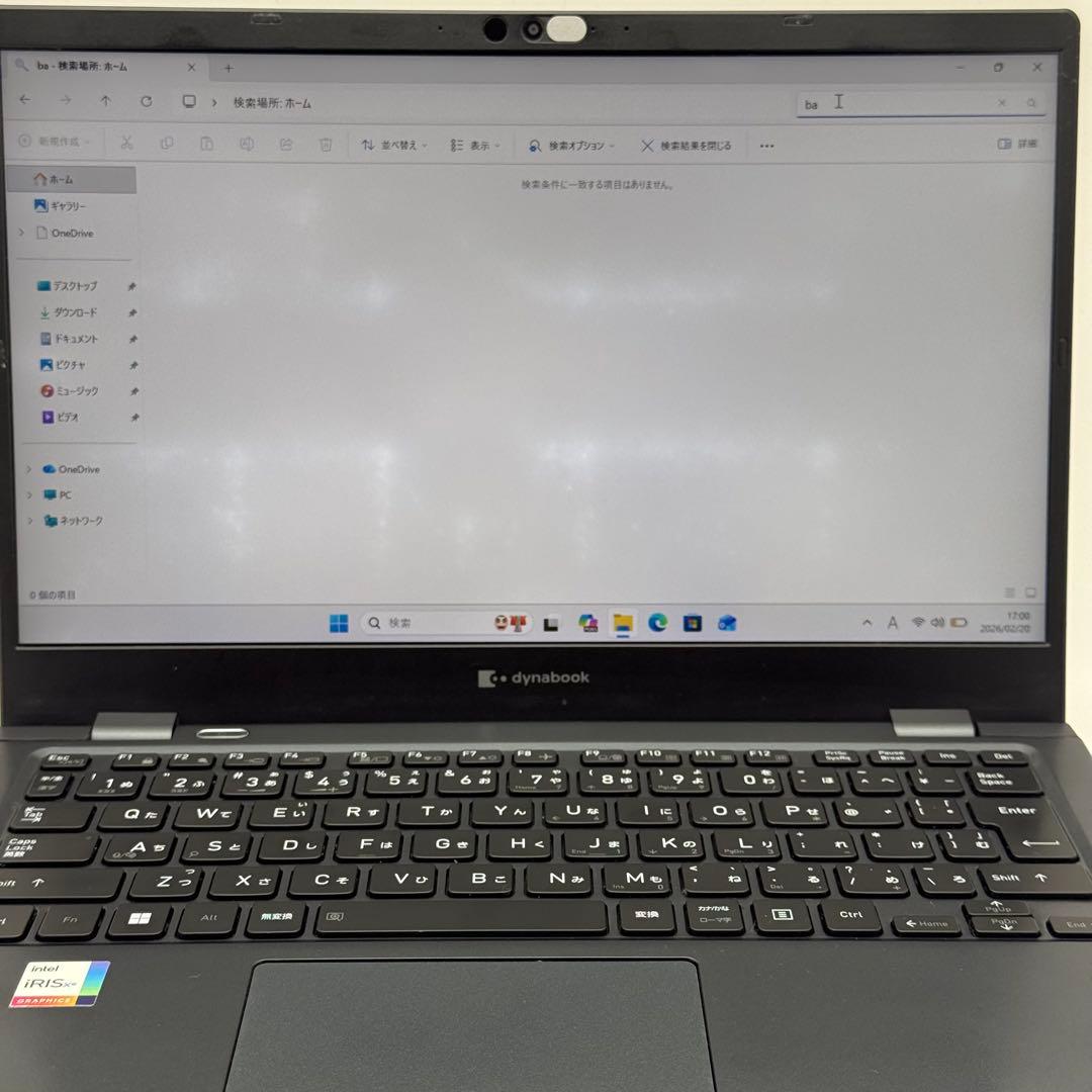 Core i7十一世代◆16GB◆SSD512GB◆Dynabook G83