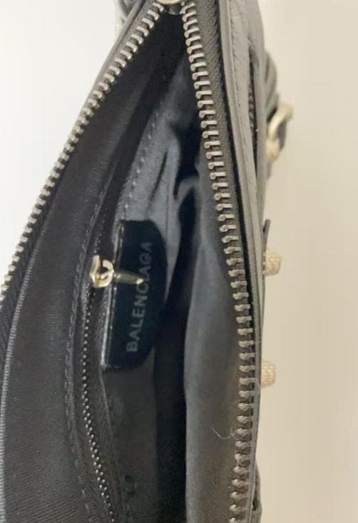 バレンシアガ ハンドバッグ レザー　黒
