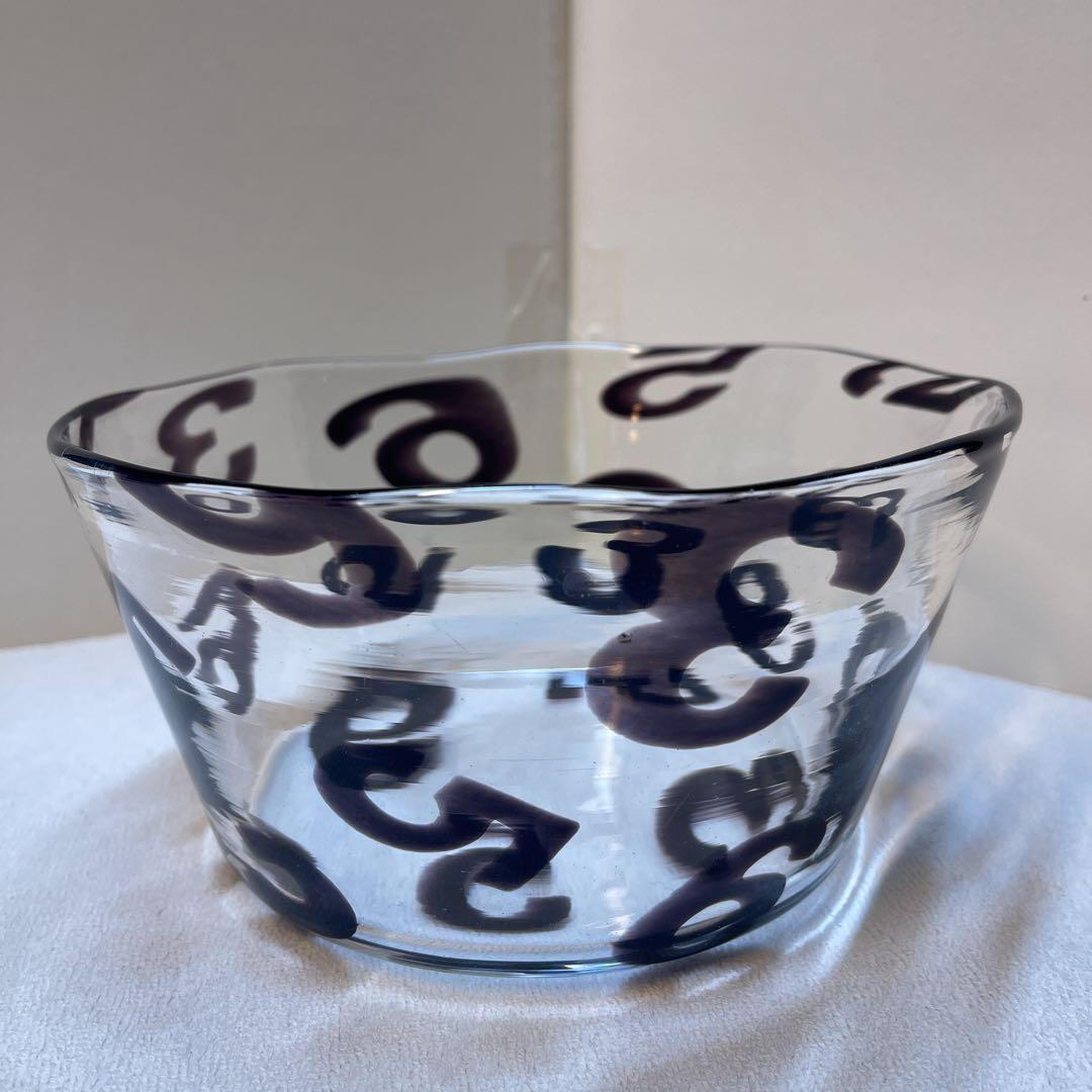 超人気硝子作家辻和美 希少作品ガラスボウル　美品used