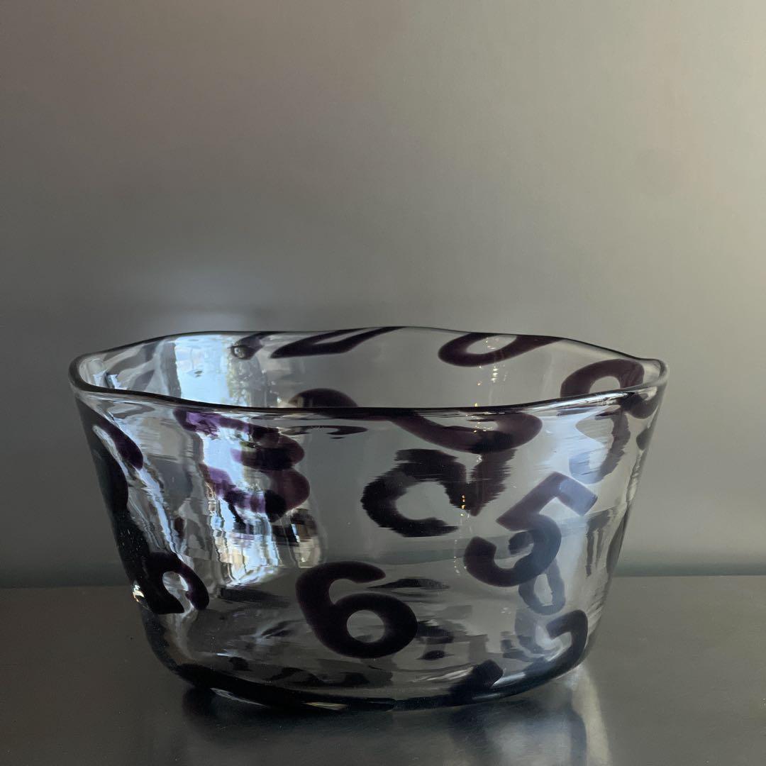 超人気硝子作家辻和美 希少作品ガラスボウル　美品used