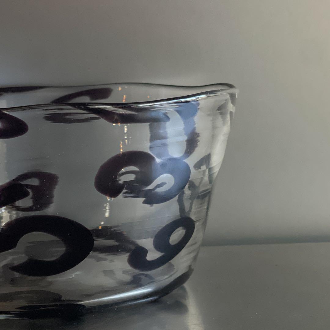 超人気硝子作家辻和美 希少作品ガラスボウル　美品used