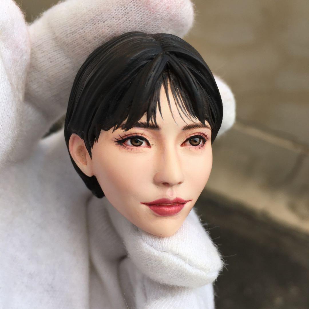 C44 1/6 フィギュア ヘッド　女性ヘッド　手作り希少品 12インチドール