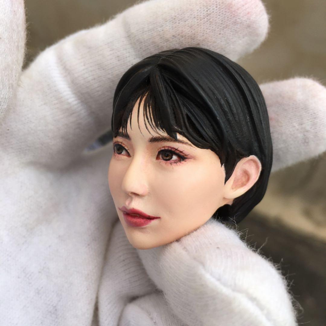 C44 1/6 フィギュア ヘッド　女性ヘッド　手作り希少品 12インチドール