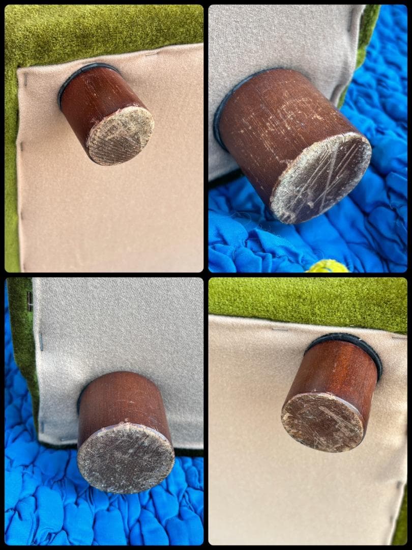 引取限定 レトロモダン 昭和 二人掛け 2シーターソファ 喫茶店