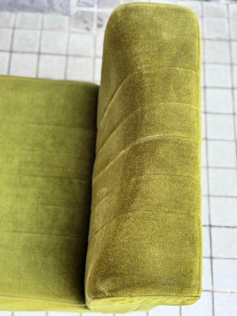 引取限定 レトロモダン 昭和 二人掛け 2シーターソファ 喫茶店