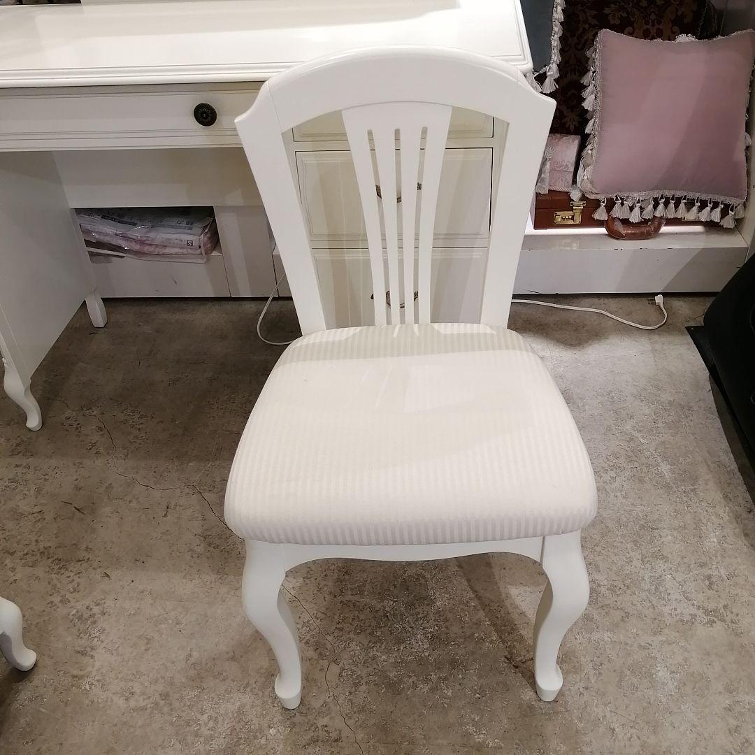 1+【2点セット】 セリーヌ ドレッサー チェア セット 東海家具 化粧台