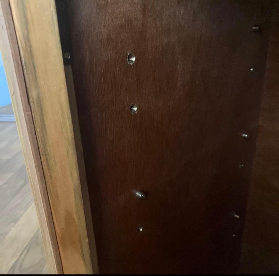 ラタン ガラスキャビネット