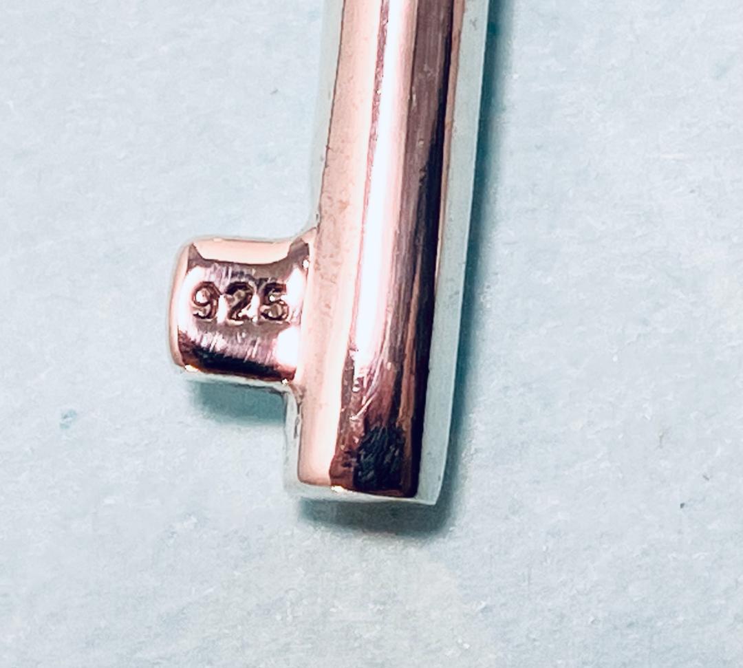 手書きアラビア文字刻印 パレスチナの鍵ペンダント＆喜平チェーン40ｃｍ付