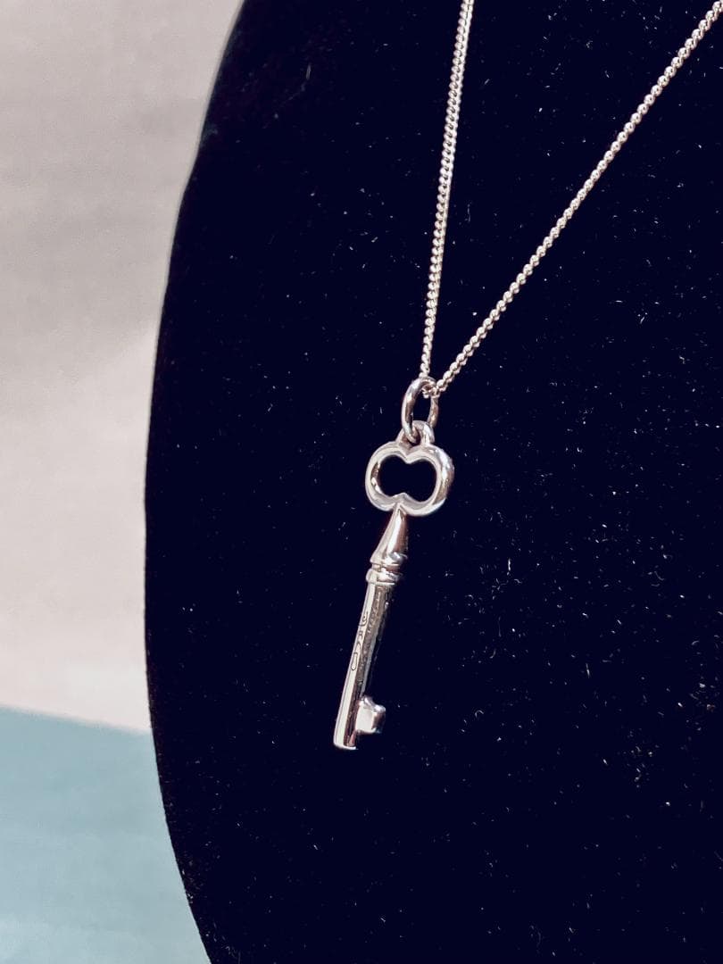 手書きアラビア文字刻印 パレスチナの鍵ペンダント＆喜平チェーン40ｃｍ付