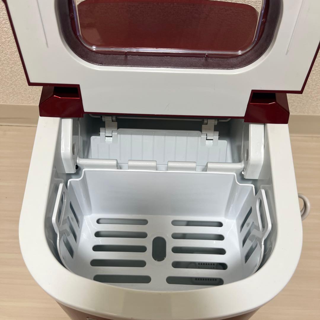 ベルソス速製氷機 VS-ICE02 レッド 家庭用製氷機