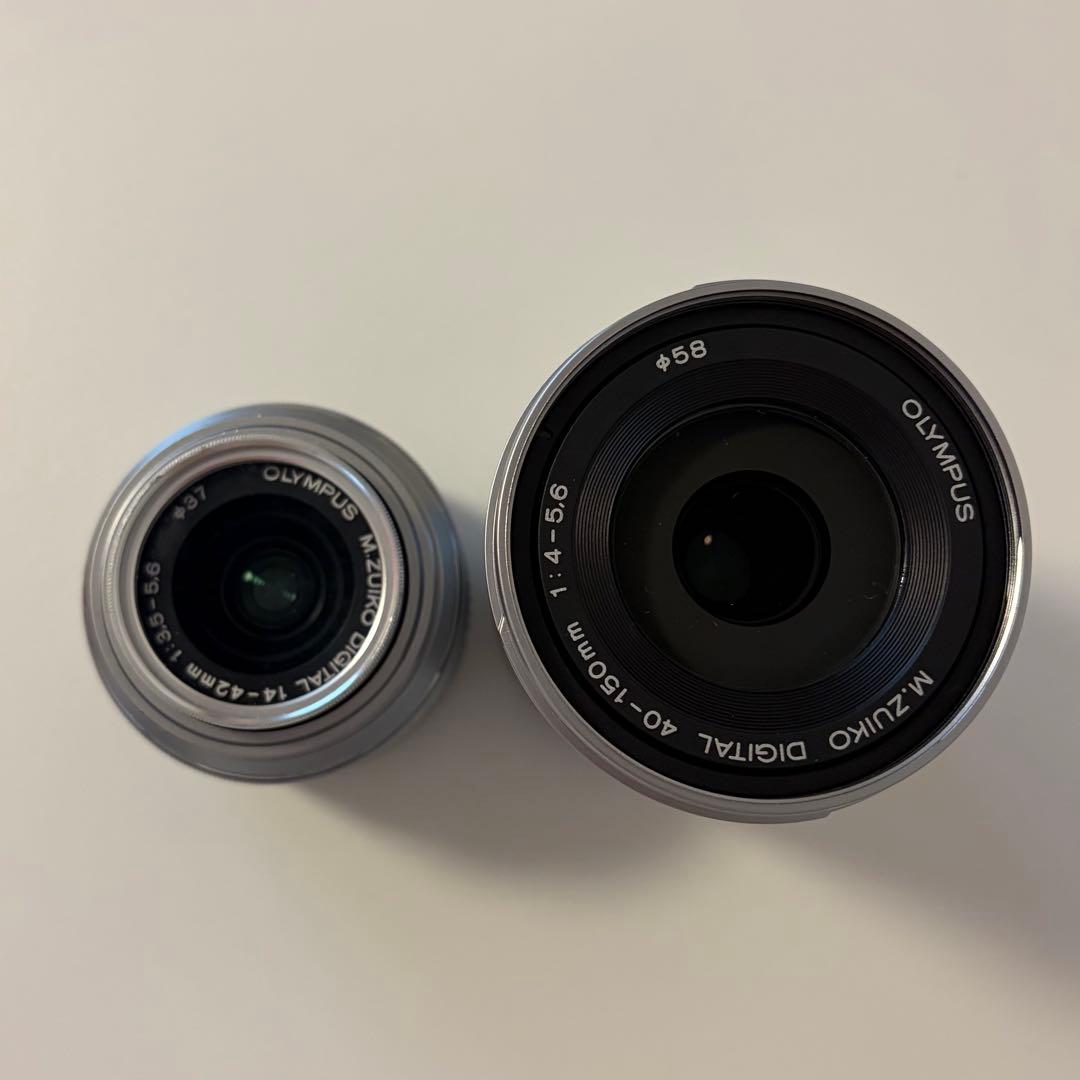 OLYMPUS PEN Mini E-PM2 本体&レンズ2個&充電器付き