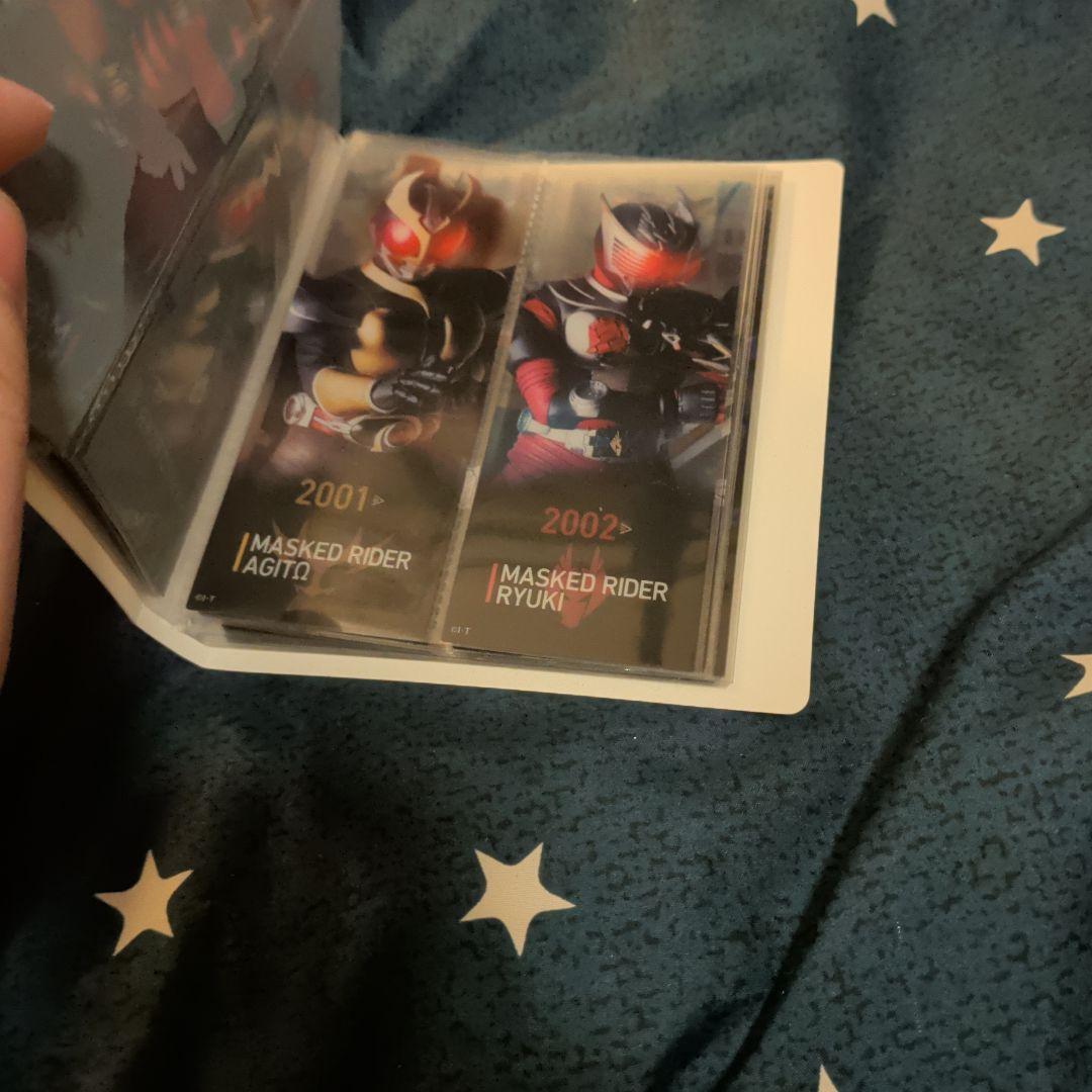 仮面ライダーストア　クリアしおり　コンプリートセット