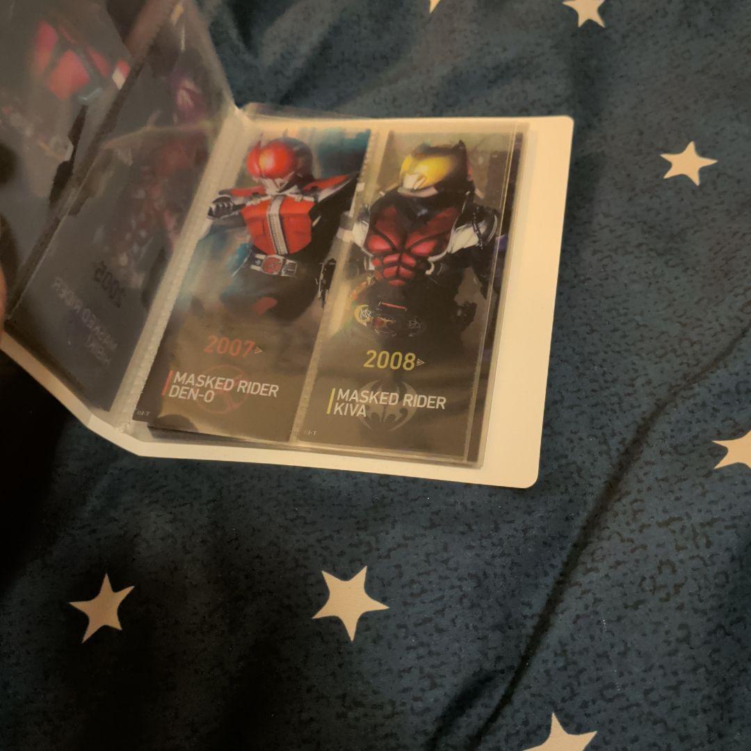 仮面ライダーストア　クリアしおり　コンプリートセット