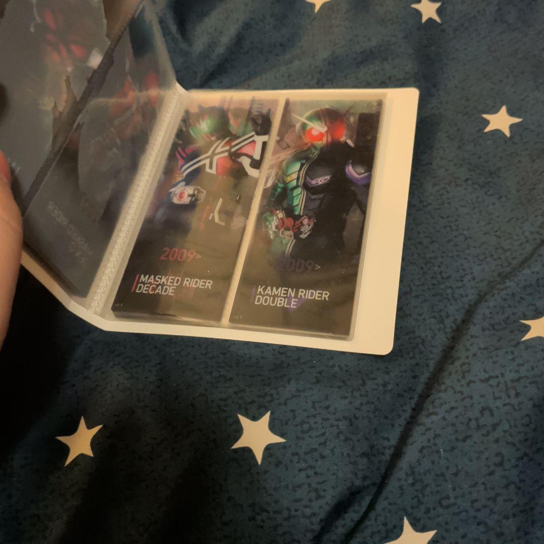 仮面ライダーストア　クリアしおり　コンプリートセット