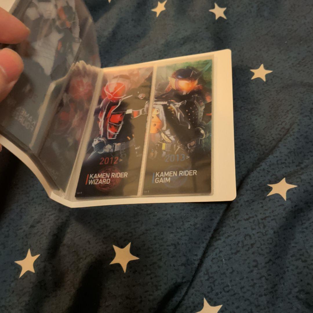 仮面ライダーストア　クリアしおり　コンプリートセット