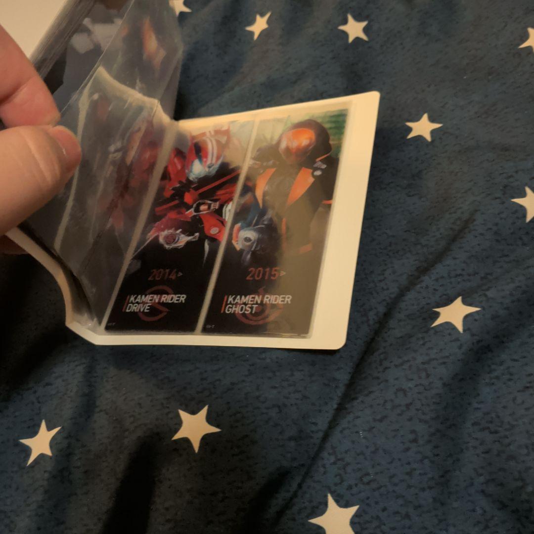 仮面ライダーストア　クリアしおり　コンプリートセット