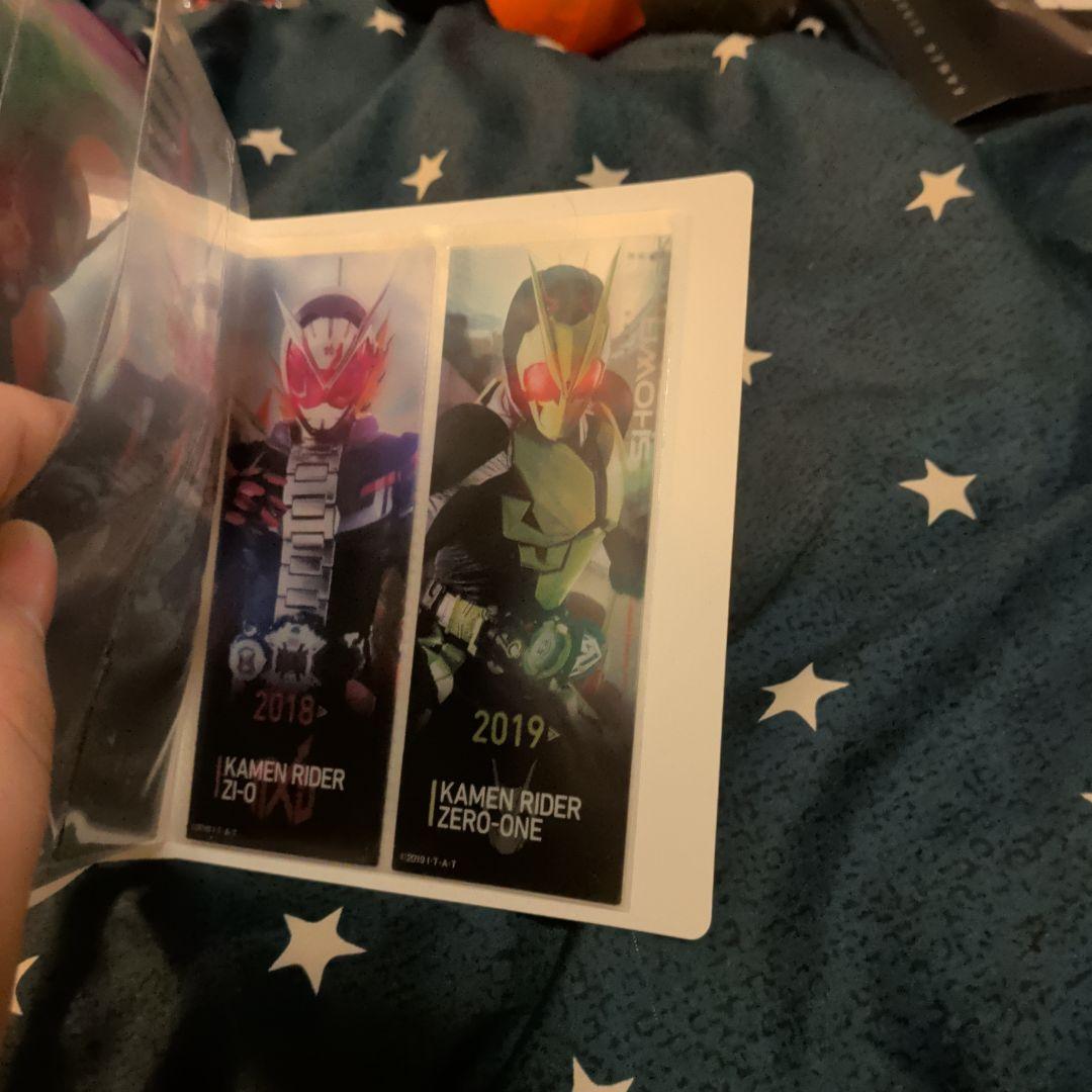 仮面ライダーストア　クリアしおり　コンプリートセット