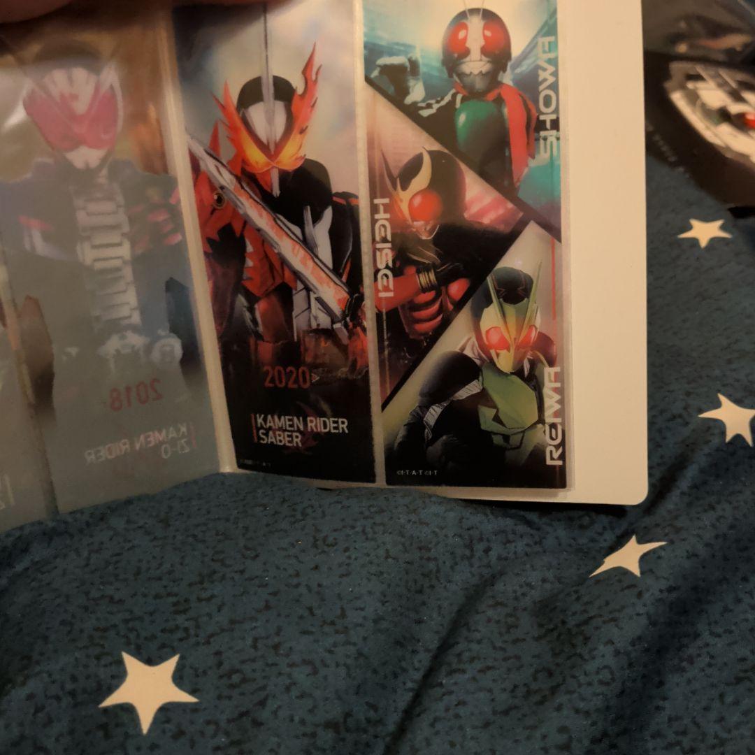 仮面ライダーストア　クリアしおり　コンプリートセット