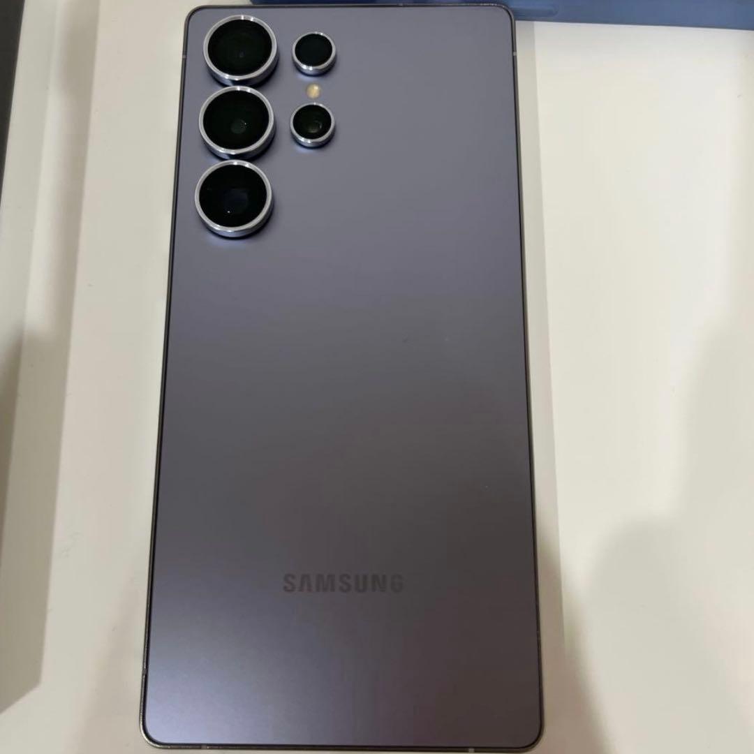 【極美品】Galaxy s25 ultra 付属品付 256GB シルバーブルー