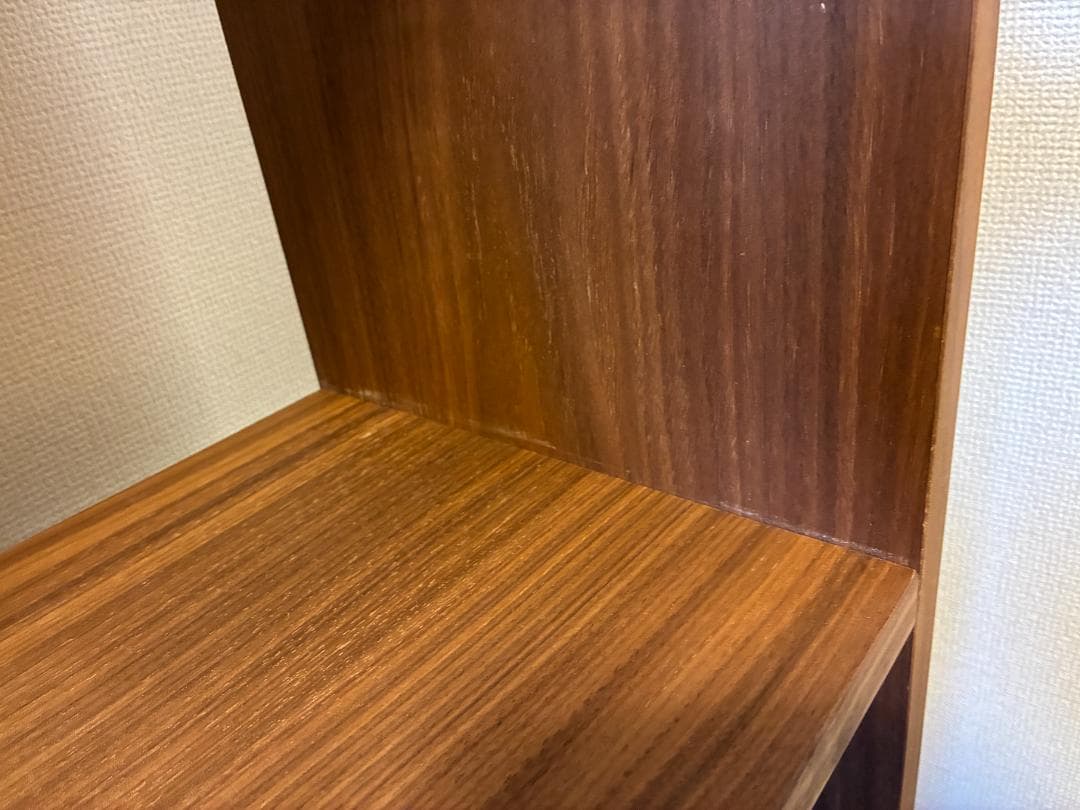 MUJI無印良品　スタッキングシェルフ3段×2列　ウォールナット材_02