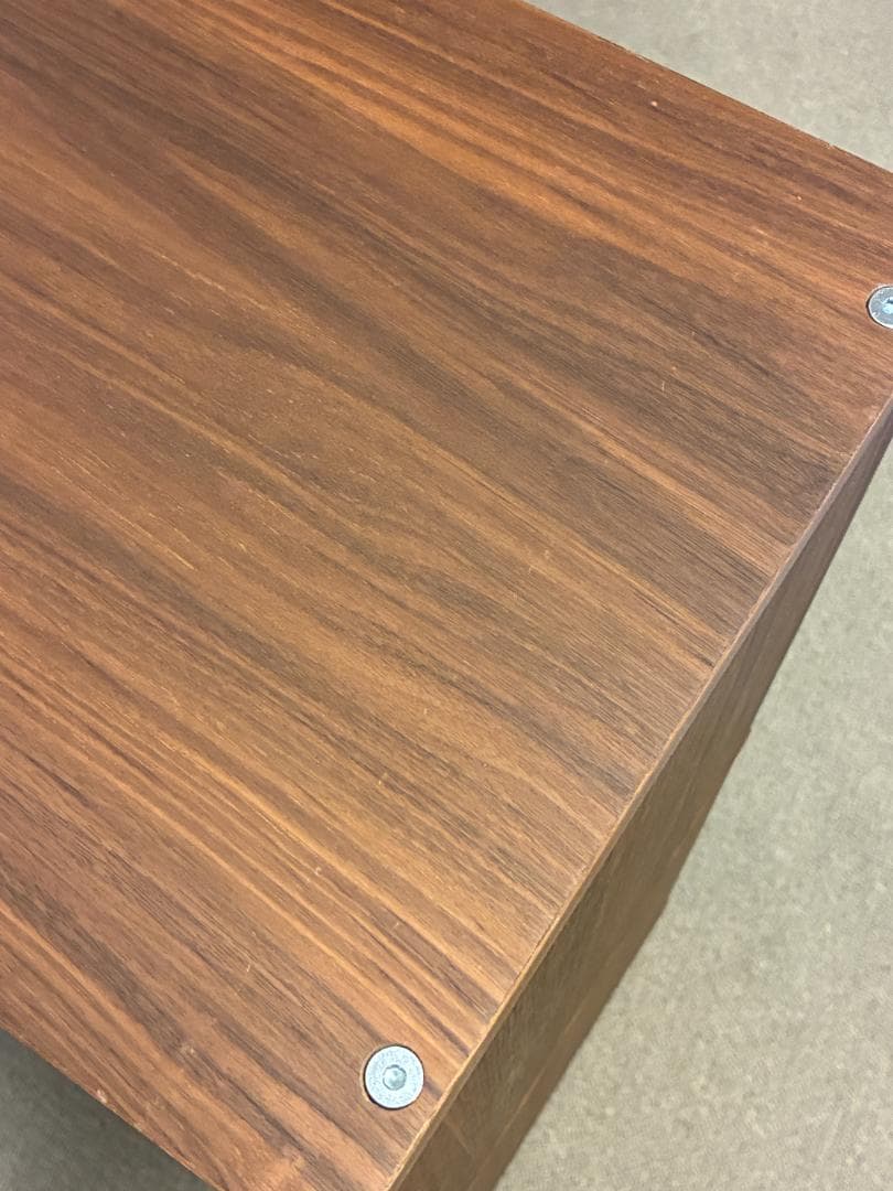 MUJI無印良品　スタッキングシェルフ3段×2列　ウォールナット材_02