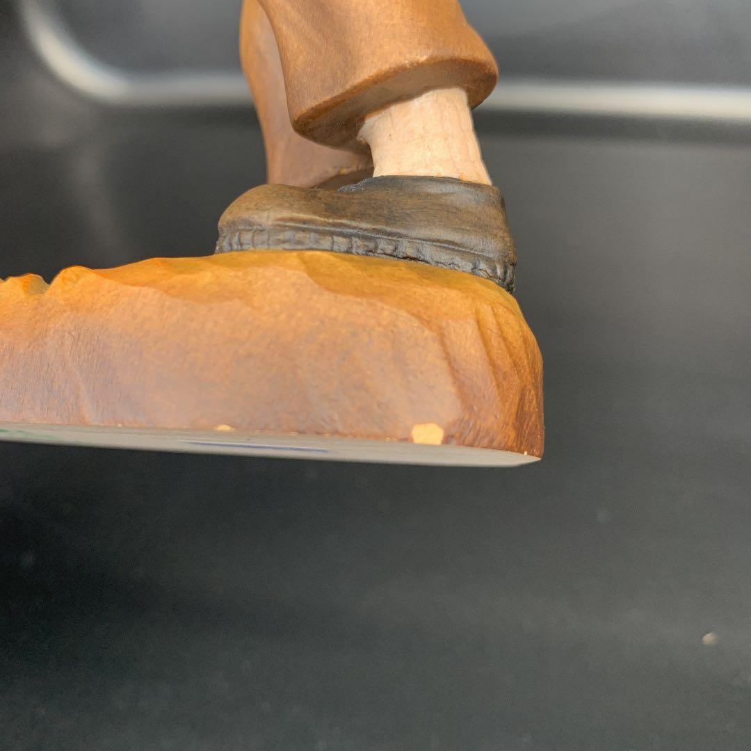 希少　イタリア製　ANRI アンリ 総木彫り 人形