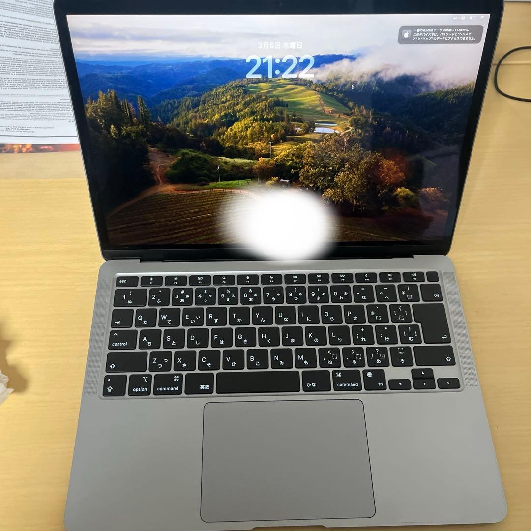 macbook air m1 8GB 512GB スペースグレイ