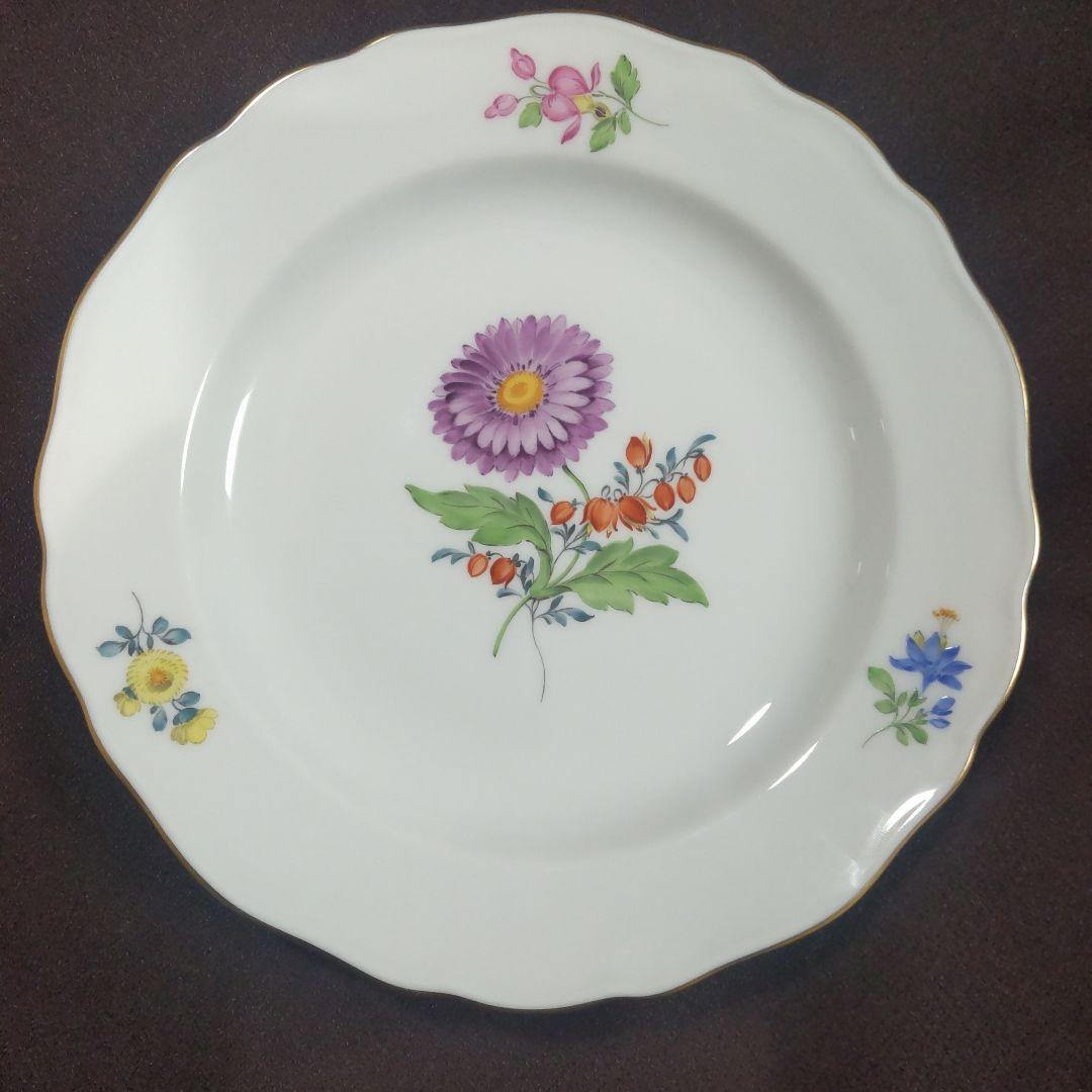 マイセン 二つ花プレート