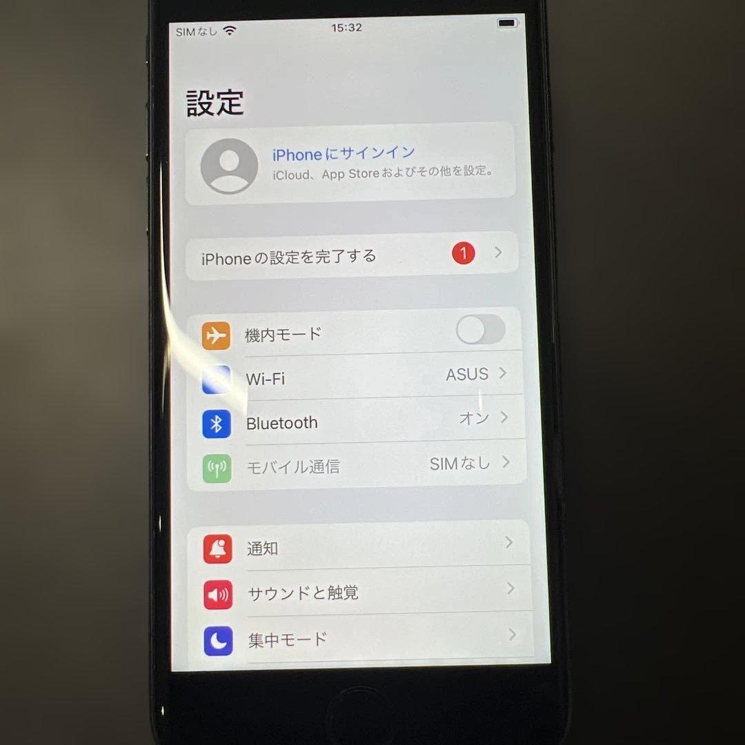 【液晶美品】iphone7 128GB 80% SIMフリー　ブラック