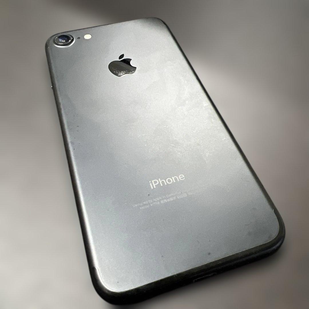 【液晶美品】iphone7 128GB 80% SIMフリー　ブラック