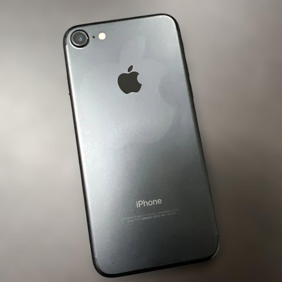 【液晶美品】iphone7 128GB 80% SIMフリー　ブラック