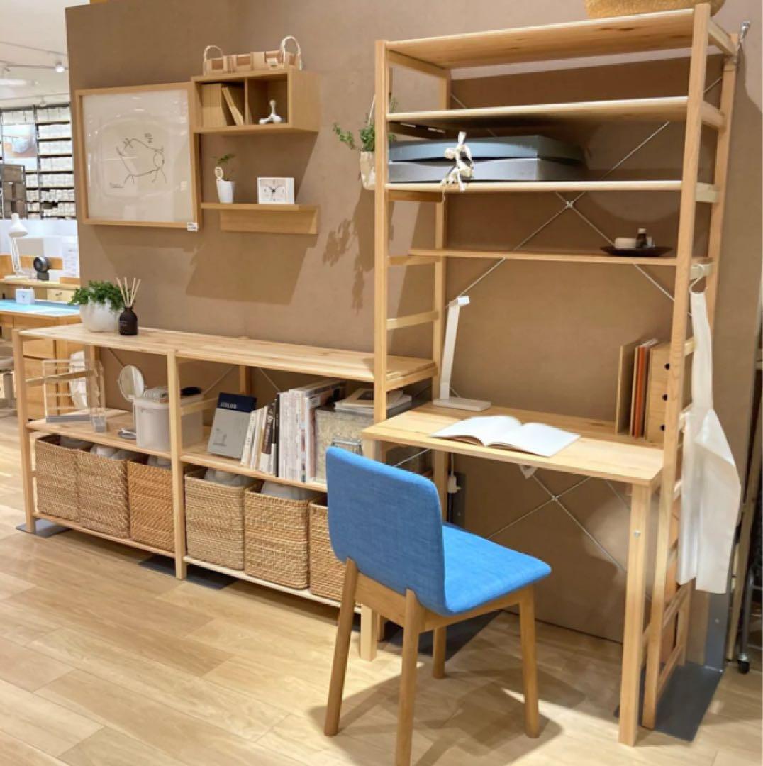 ⭐️美品⭐️大、中サイズ⭐️２つセット⭐️無印良品⭐️パイン材ユニットシェル