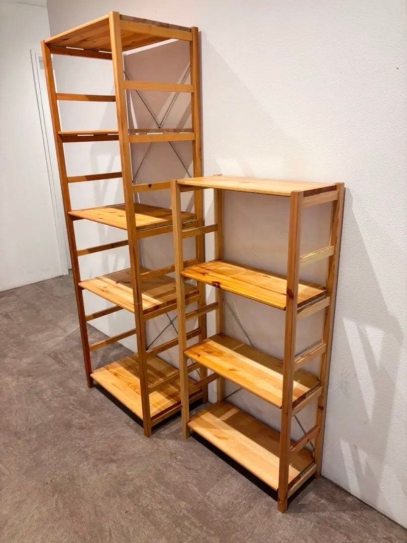 ⭐️美品⭐️大、中サイズ⭐️２つセット⭐️無印良品⭐️パイン材ユニットシェル
