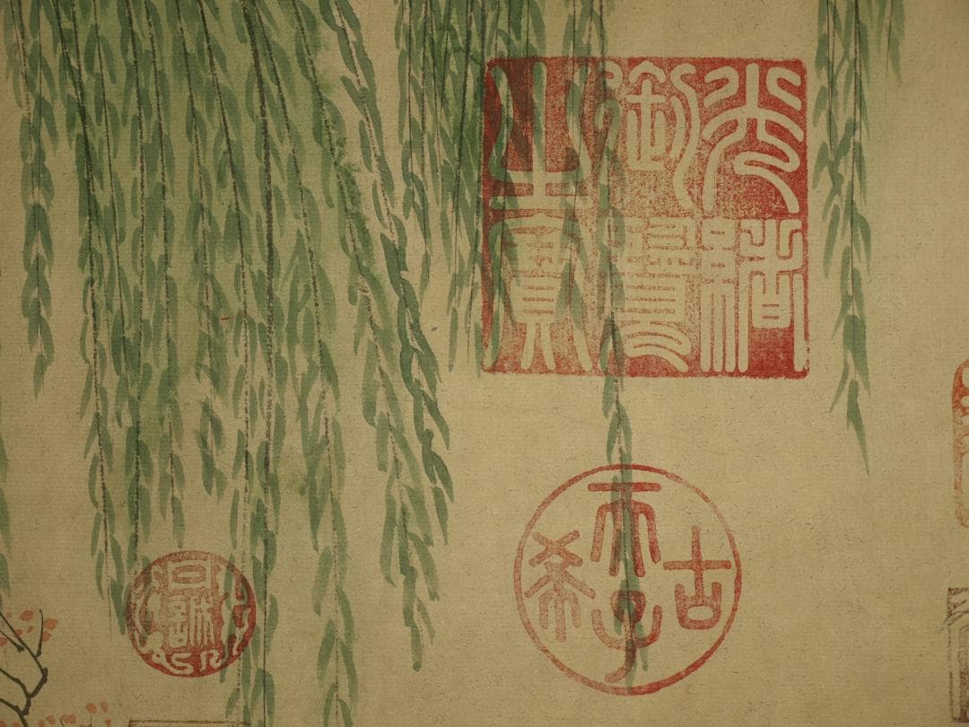 肉筆掛け軸　北宋時代山水図　激安骨董品 中国美术品 BD207A10-2