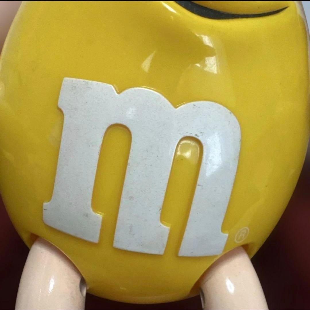 【実家発掘！1999年製】M&M's チョコディスペンサー イエロー　フィギュア