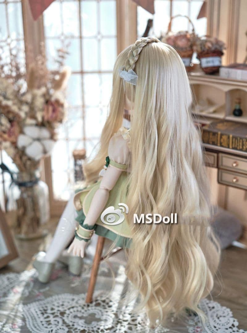 AS117 BJD 1/3 人形 ドール　用ウィッグ カツラ 耐熱 ハンドメイド