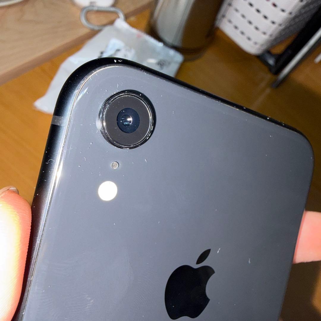 iPhone Xr ブラック128g simカード2枚使える