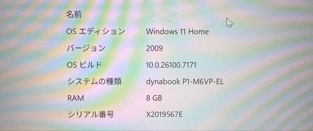dynabook ノートPC P1-M6VP-EL
