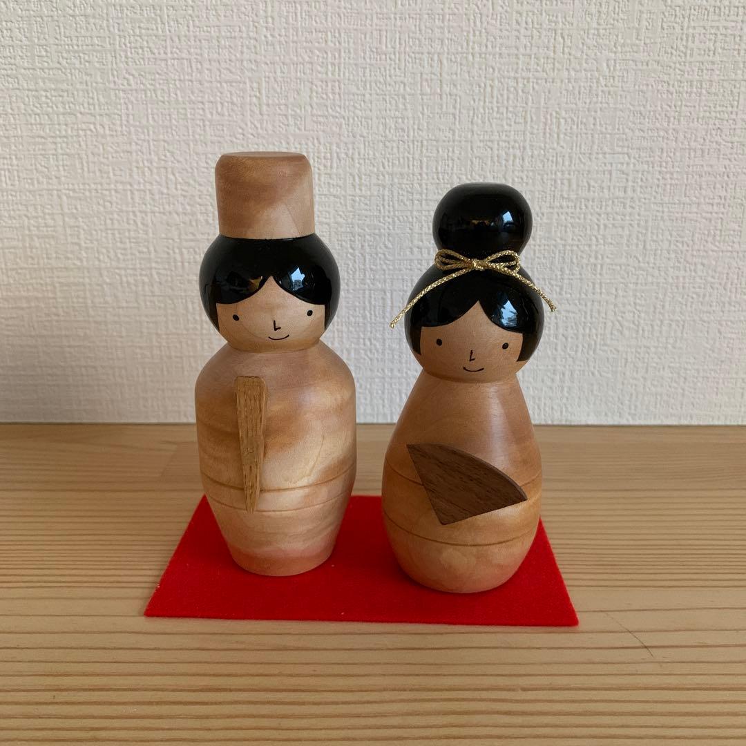 雛人形　おひなさま　お雛様　山の前製作所　ほろほろ人形　桃の節句　かえで　美品