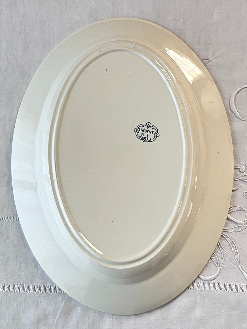 【美品】Boch Frères Keramis RÉGENT オーバル大3501