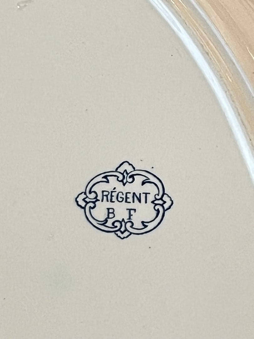 【美品】Boch Frères Keramis RÉGENT オーバル大3501