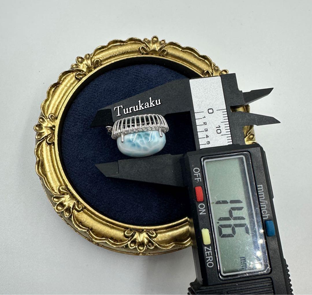 ラリマー S925 ペンダントトップ 海模様 高品質 シルバー925 新品