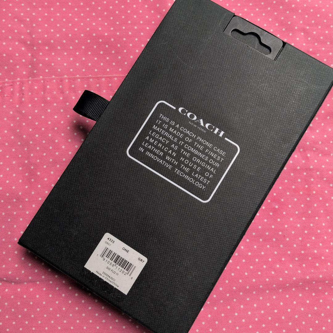 iPhone 11 COACH 手帳型ケース スマホケース