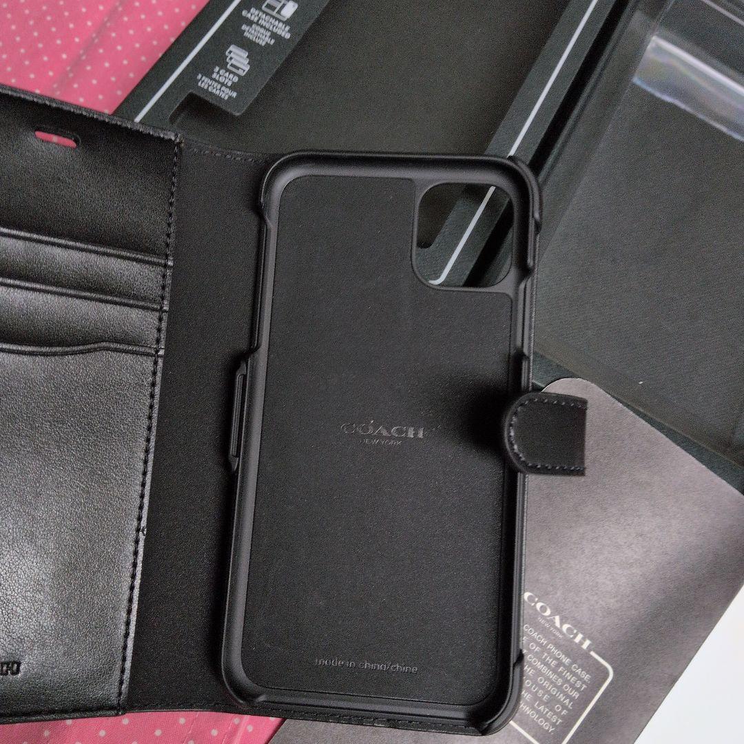 iPhone 11 COACH 手帳型ケース スマホケース