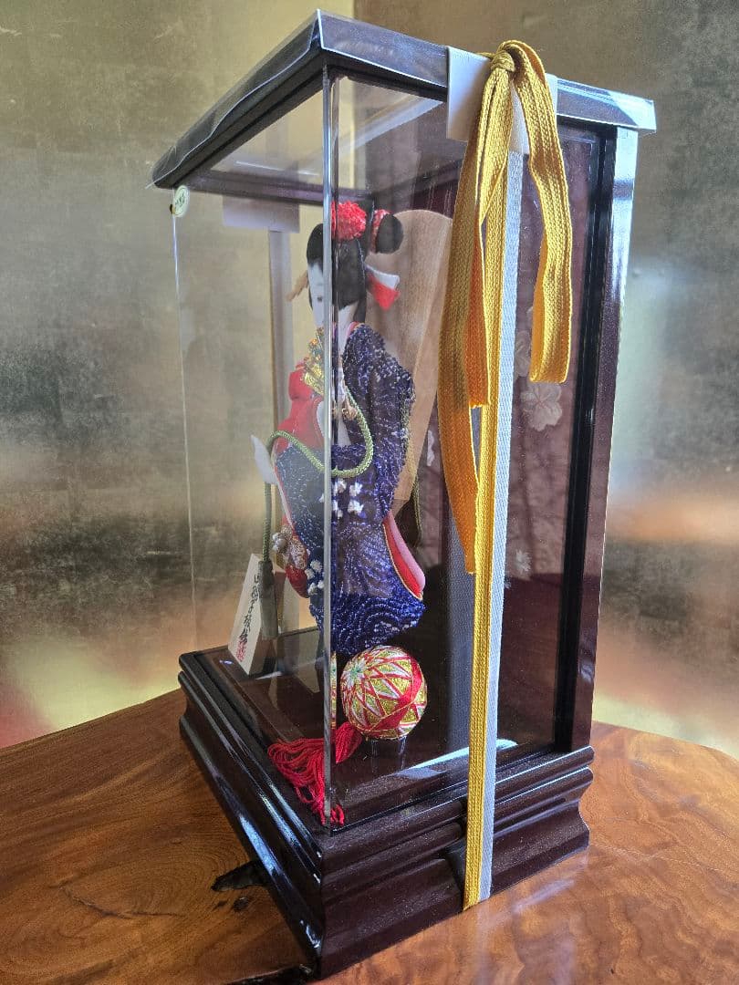 【展示品限り】正月飾り　羽子板　ケース飾り　※閉店セール　H13