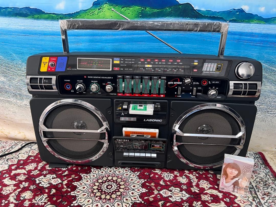 ラソニック TRC-931ラジカセBOOMBOX ダブルカセット品中古動作品美品