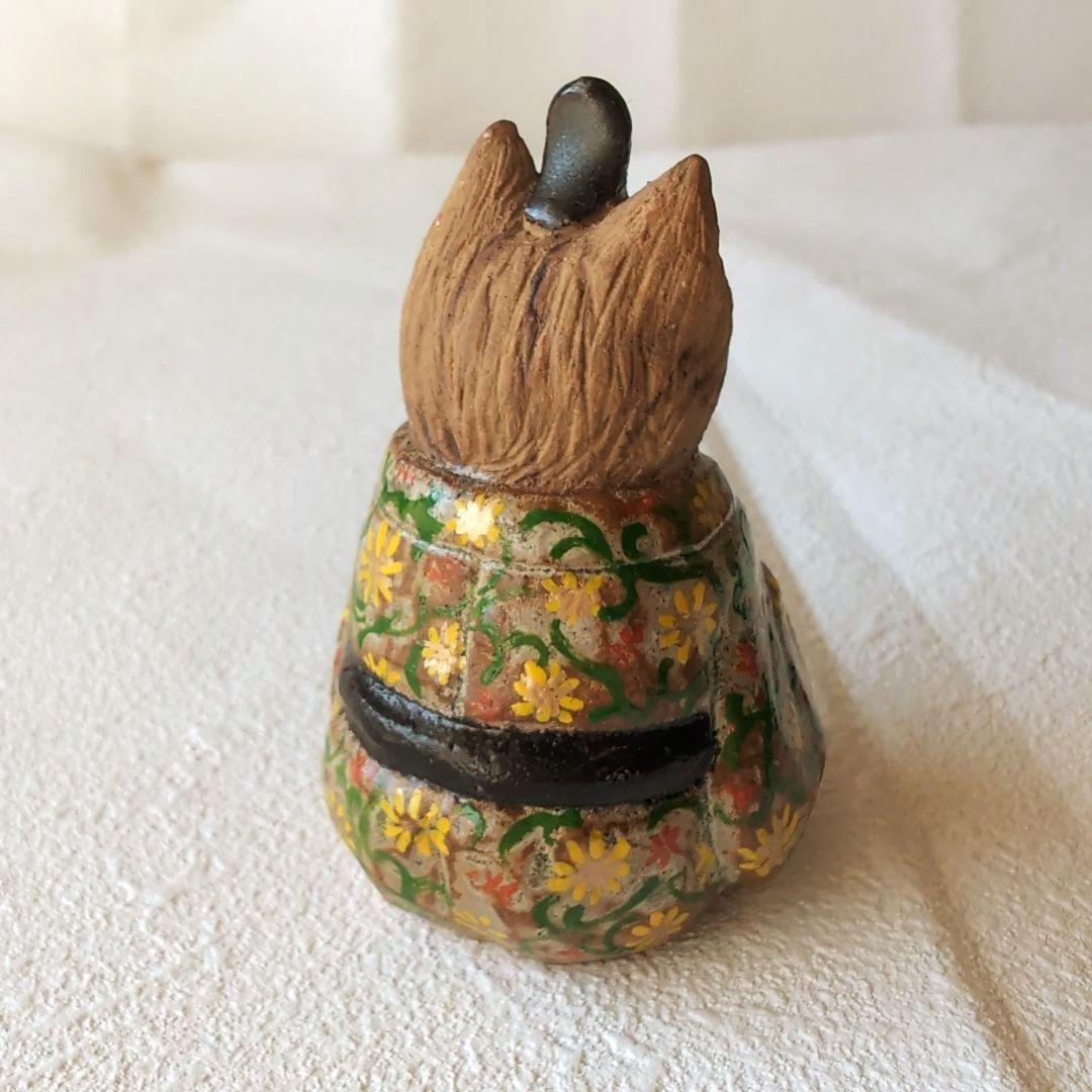 猫の雛人形4 陶器製 伝統的スタイル