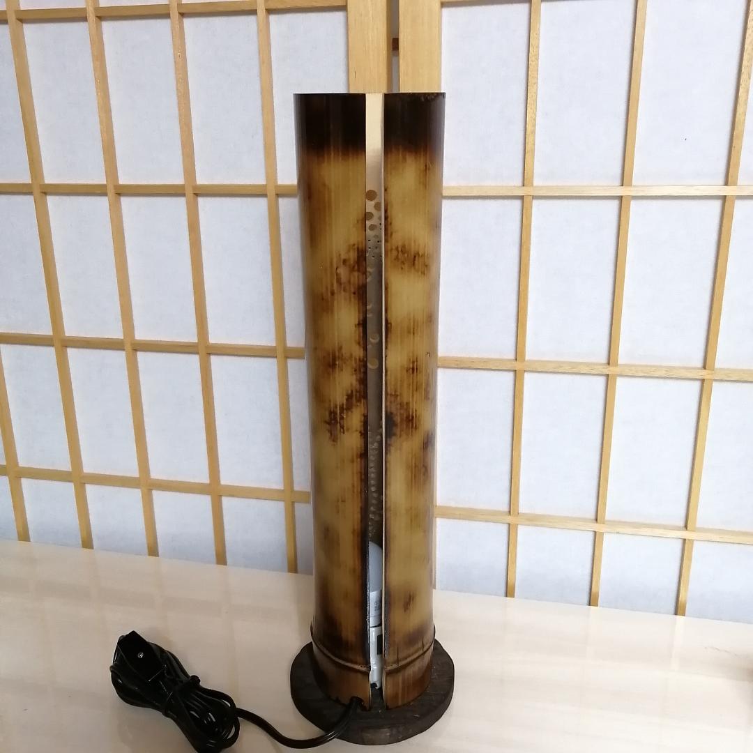 癒し灯火　竹行灯　No23256