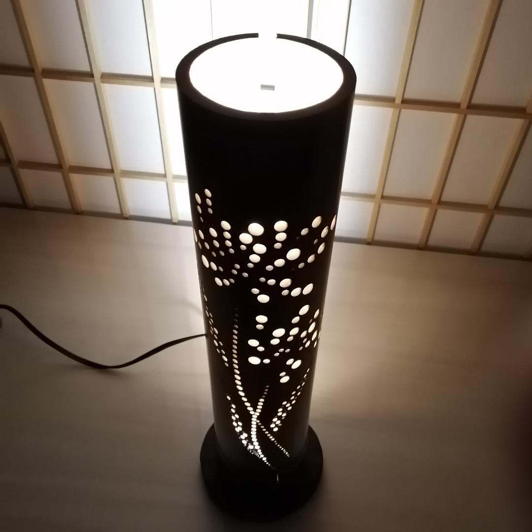癒し灯火　竹行灯　No23256