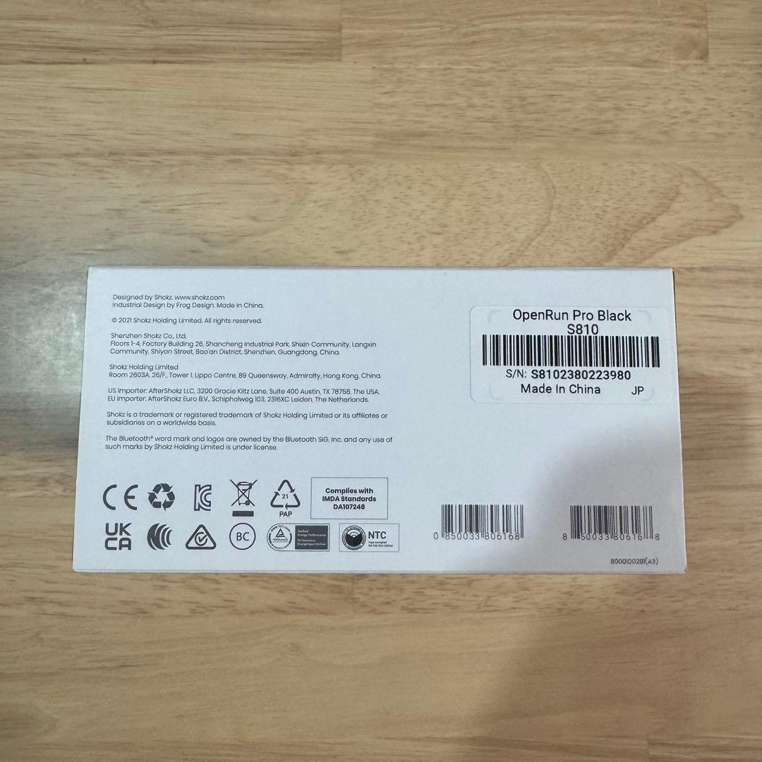 SHOKZ OpenRun Pro ブラック